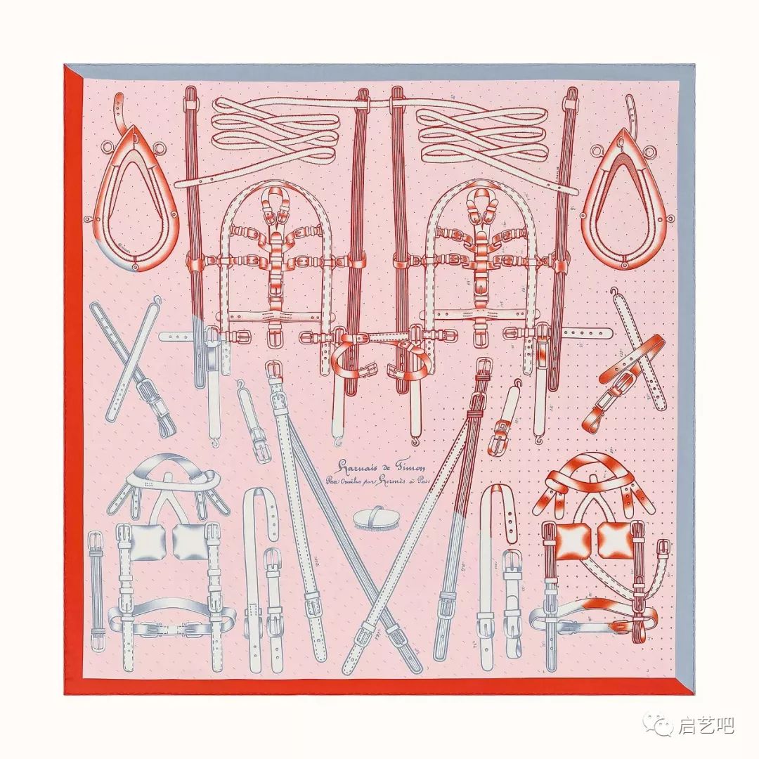 踏青歸來(lái)馬蹄香，看愛(ài)馬仕絲巾圖案之馬具美學(xué)