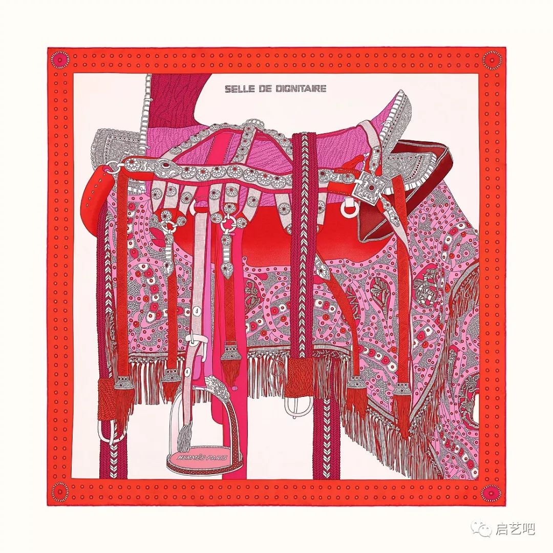 踏青歸來(lái)馬蹄香，看愛(ài)馬仕絲巾圖案之馬具美學(xué)