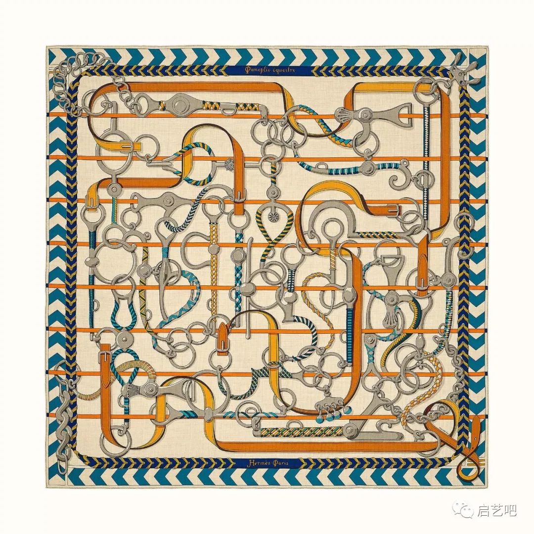 踏青歸來(lái)馬蹄香，看愛(ài)馬仕絲巾圖案之馬具美學(xué)