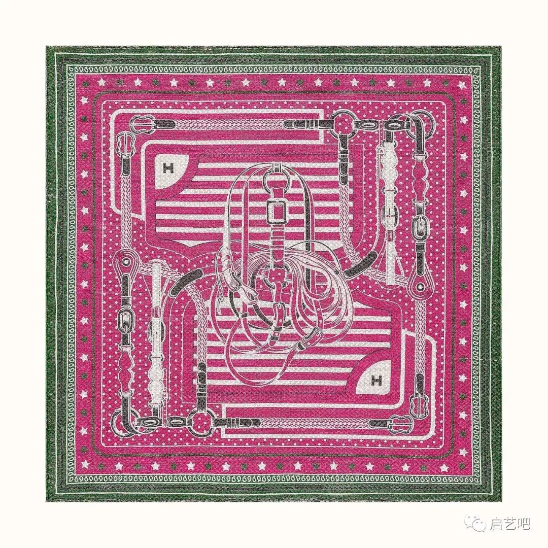 踏青歸來(lái)馬蹄香，看愛(ài)馬仕絲巾圖案之馬具美學(xué)