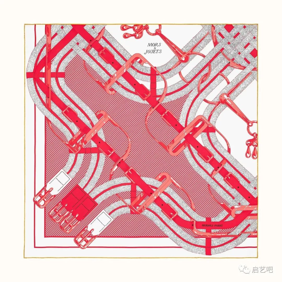 踏青歸來(lái)馬蹄香，看愛(ài)馬仕絲巾圖案之馬具美學(xué)