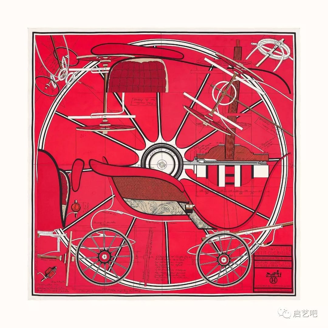 踏青歸來(lái)馬蹄香，看愛(ài)馬仕絲巾圖案之馬具美學(xué)