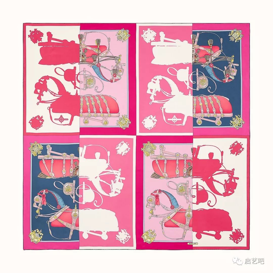 踏青歸來(lái)馬蹄香，看愛(ài)馬仕絲巾圖案之馬具美學(xué)