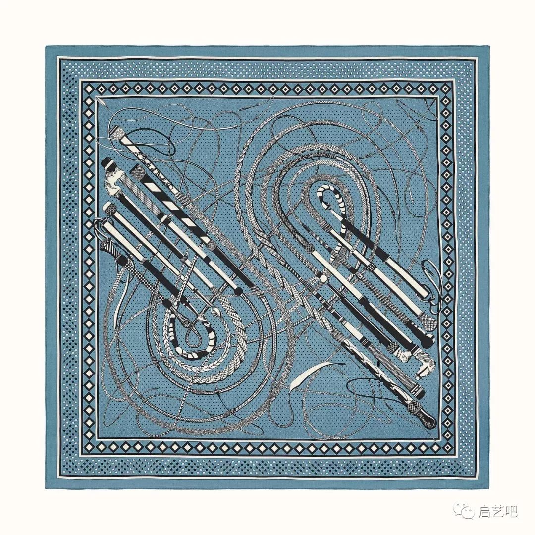 踏青歸來(lái)馬蹄香，看愛(ài)馬仕絲巾圖案之馬具美學(xué)