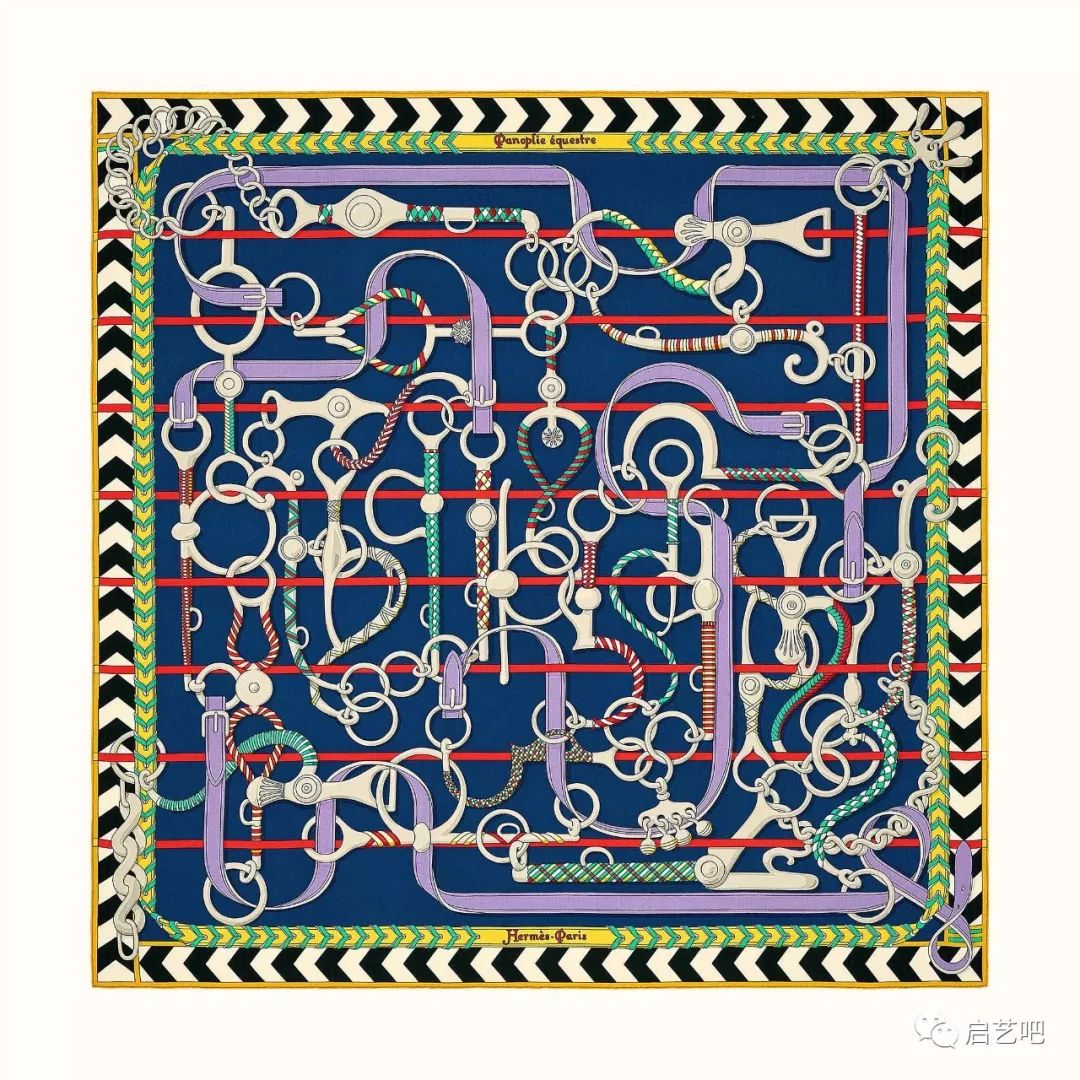 踏青歸來(lái)馬蹄香，看愛(ài)馬仕絲巾圖案之馬具美學(xué)