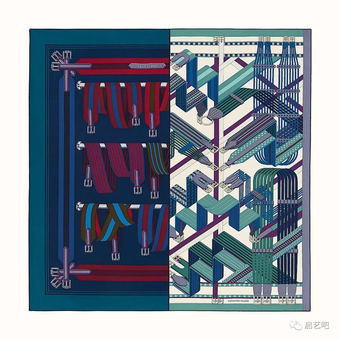 踏青歸來(lái)馬蹄香，看愛(ài)馬仕絲巾圖案之馬具美學(xué)