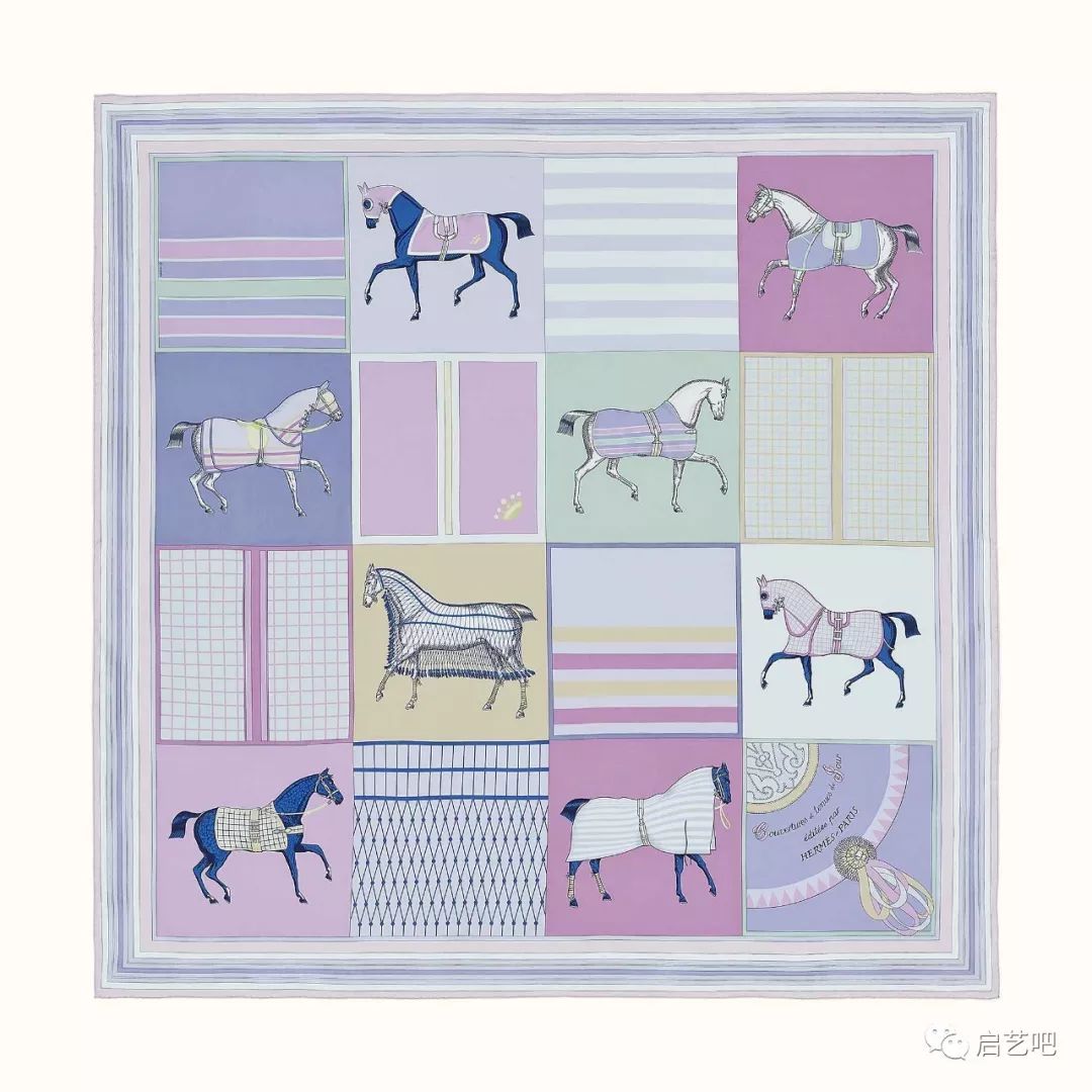踏青歸來(lái)馬蹄香，看愛(ài)馬仕絲巾圖案之馬具美學(xué)