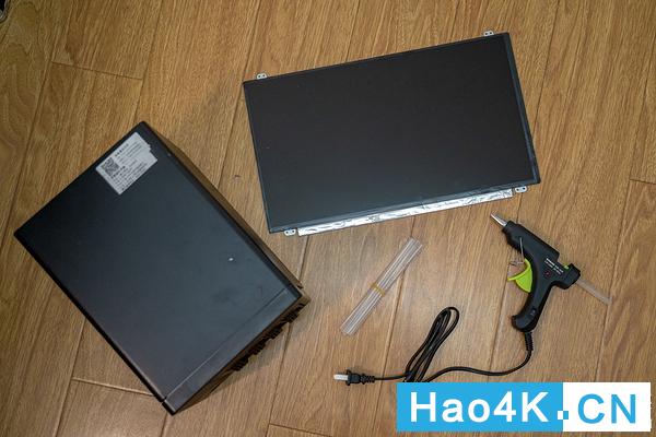 教你：閑置損壞筆記本電腦如何改造的DIY液晶顯示屏！