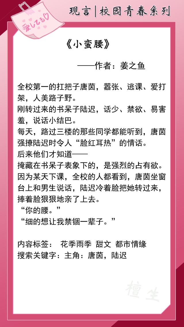好看的校園言情小說(shuō)（校園青春言情年少時(shí)的喜歡）(2)