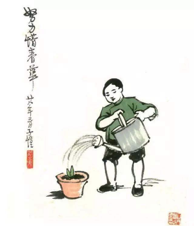 豐子愷最著(zhù)名的十幅漫畫(huà)圖(豐子愷100幅漫畫(huà)處處是真)(68)