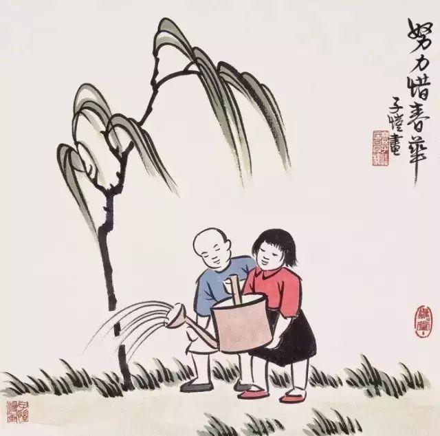 豐子愷最著(zhù)名的十幅漫畫(huà)圖(豐子愷100幅漫畫(huà)處處是真)(69)